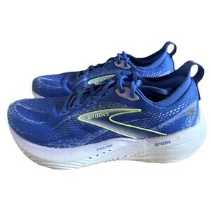 Brooks Glycerin GTS 22 Womens Shoes Sz 9 B Running Athletic Amparo Blue Sneakers